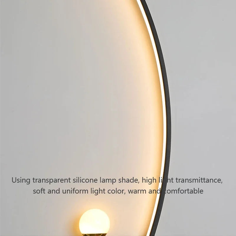 Smart LED Wall Lamp 55/105CM Remote Control Left Right Lighting Bedside Wall Sconces Bedroom Living Room Home Led Lights Lustre